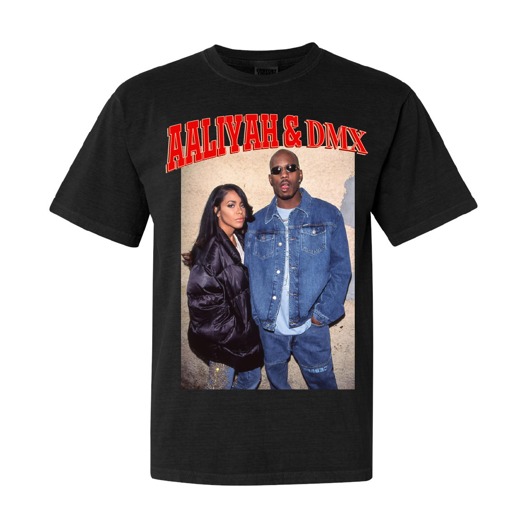 "AALIYAH AND DMX FOREVER" TEE (BLACK)