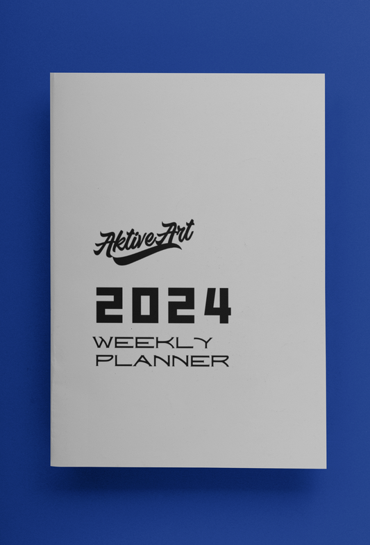 2024 Monthly + Weekly Planner: AktiveArt Logo Cover Paperback
