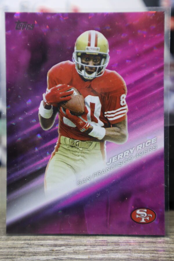 Jerry Rice 2026 Topps Flagship Crackle Foil