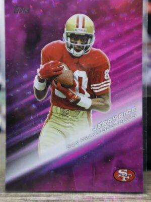 Jerry Rice 2026 Topps Flagship Crackle Foil