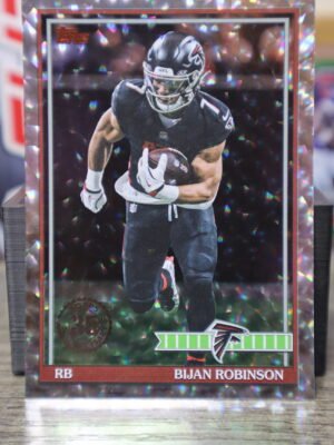 Bijan Robinson Retro 2026 Topps Flagship Football Crackle Foil