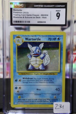 Wartortle Holographic Pokemon Card